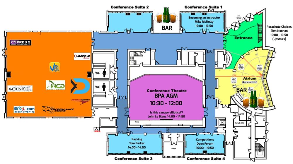 BPA Expo Map of EMCC